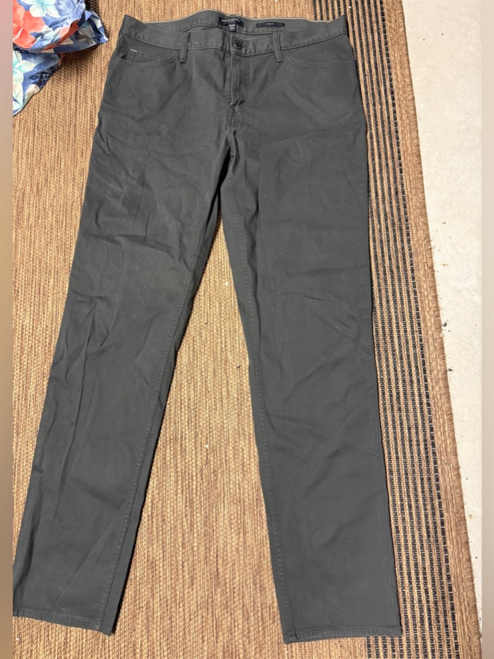 Banana Republic Slim Fit Pants in Dark Gray